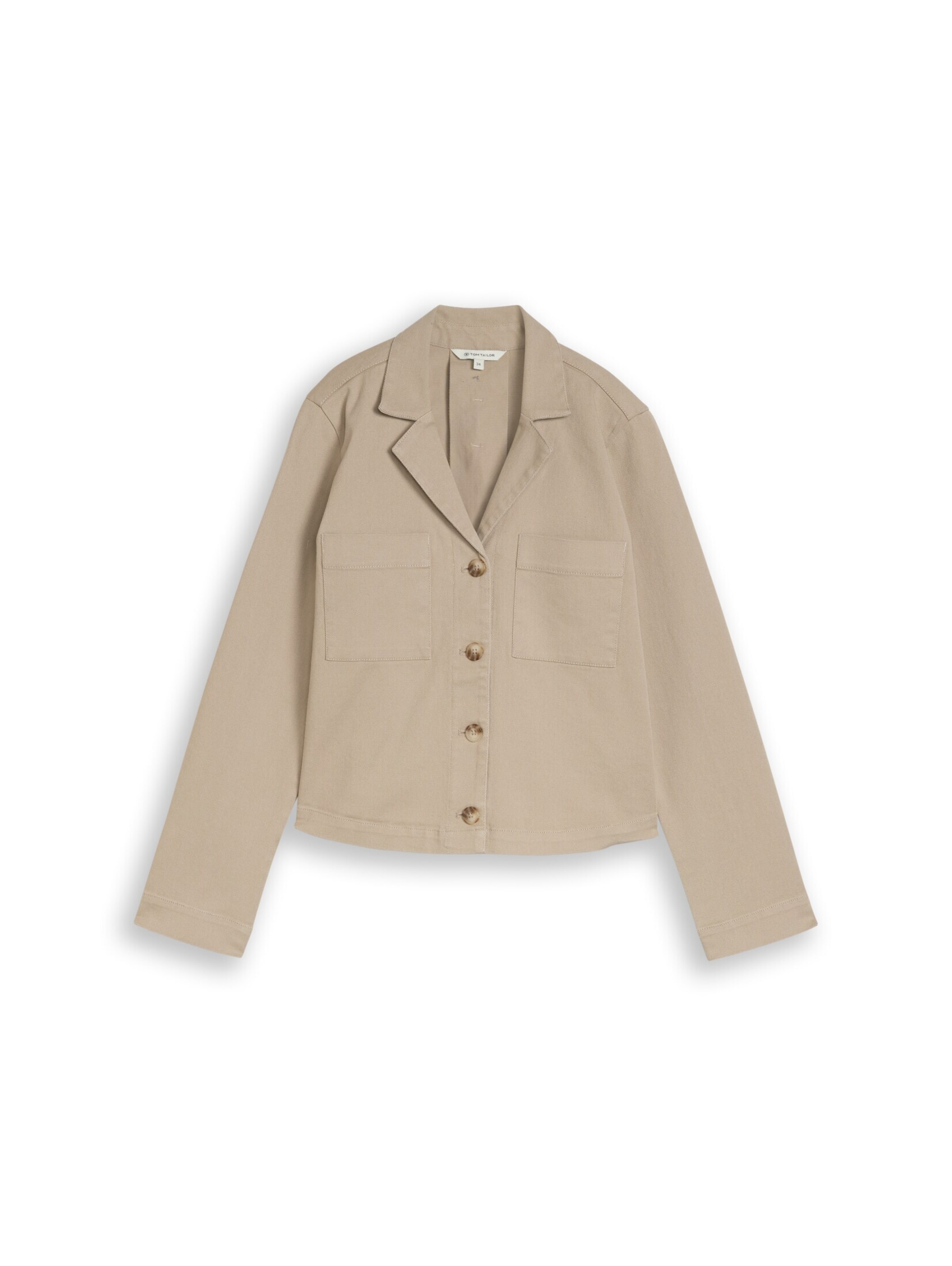 TOM TAILOR Between-season jacket in Grey: front