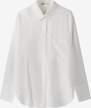 Bershka Bluse i hvid: forside