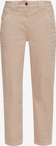 COMMA Regular Pants in Brown: front