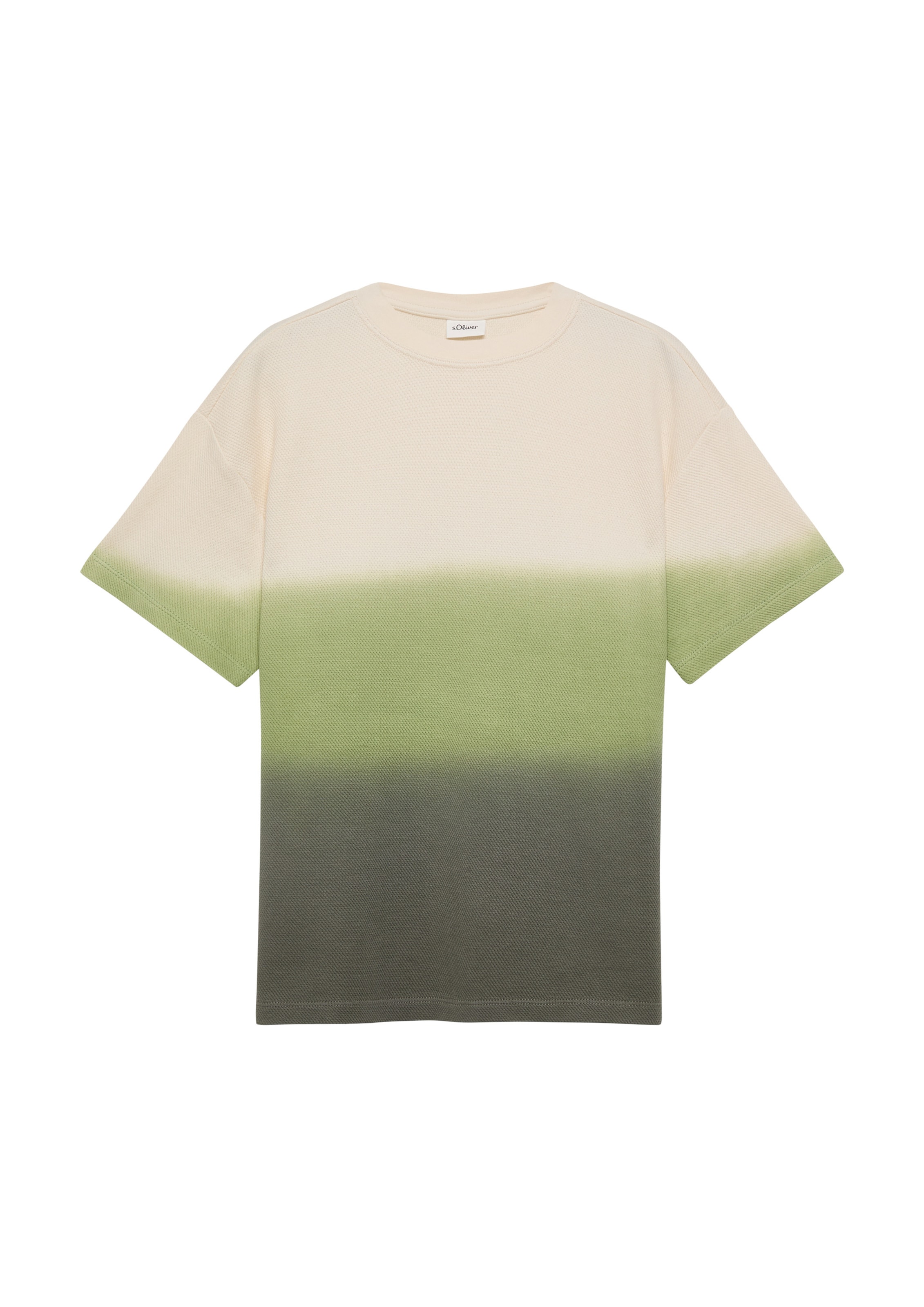 T-Shirt s.Oliver en vert : devant