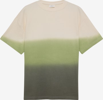 T-Shirt s.Oliver en vert : devant