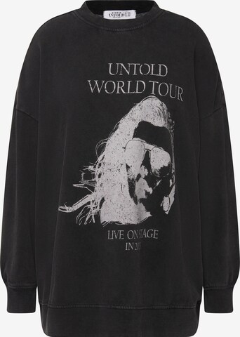 Sweat-shirt Studio Untold en noir : devant