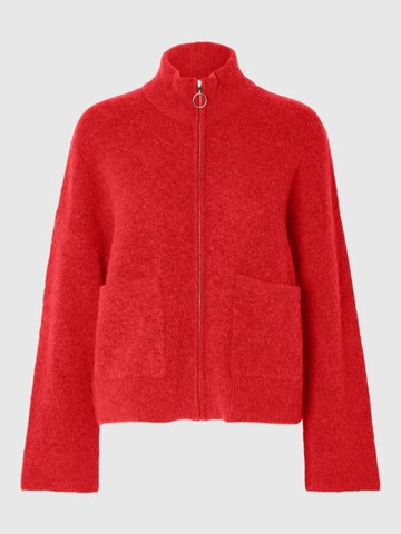 SELECTED FEMME Cardigan i rød: forside
