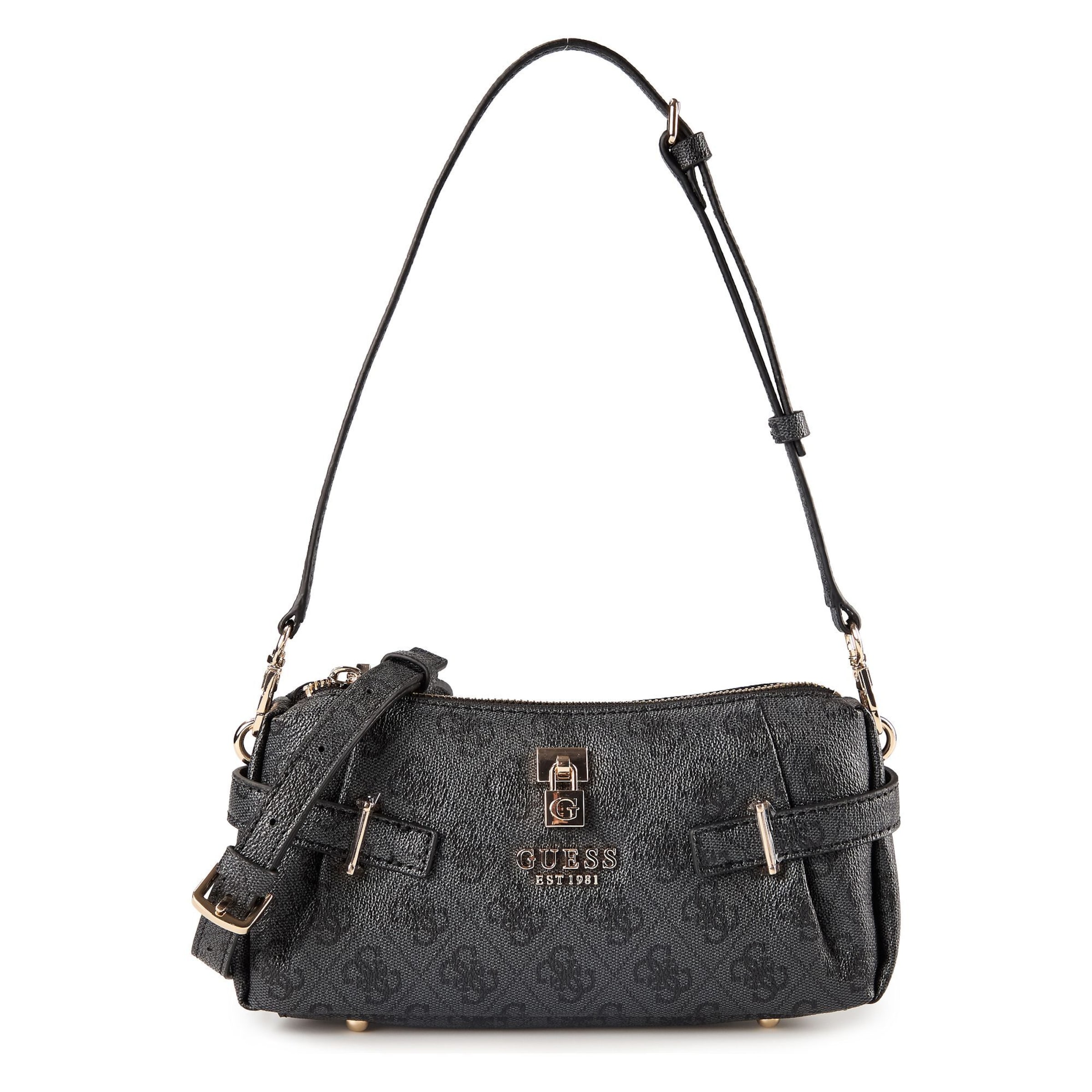 Sac bandoulière 'Yesba' GUESS en noir : devant