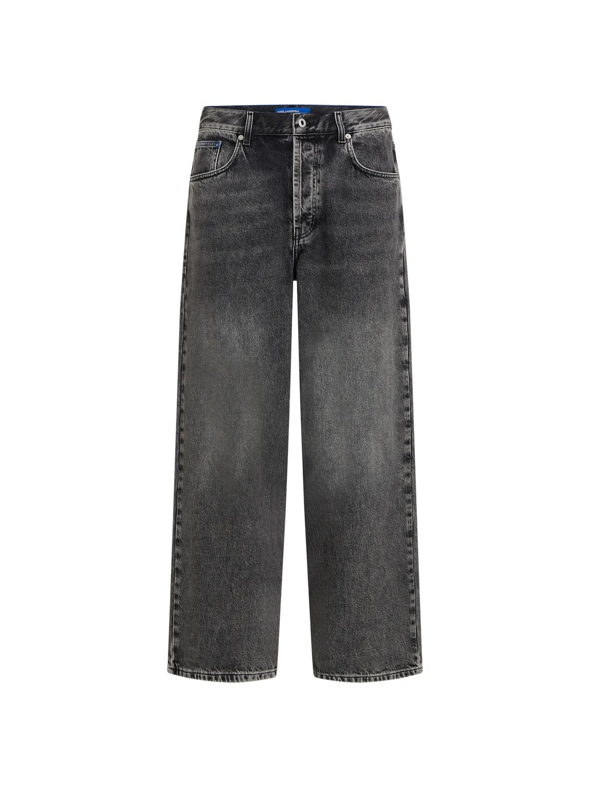 Baggy Jean KARL LAGERFELD JEANS en gris : devant