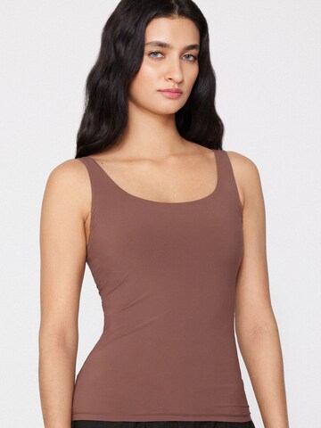 Tezenis Top in Brown: front