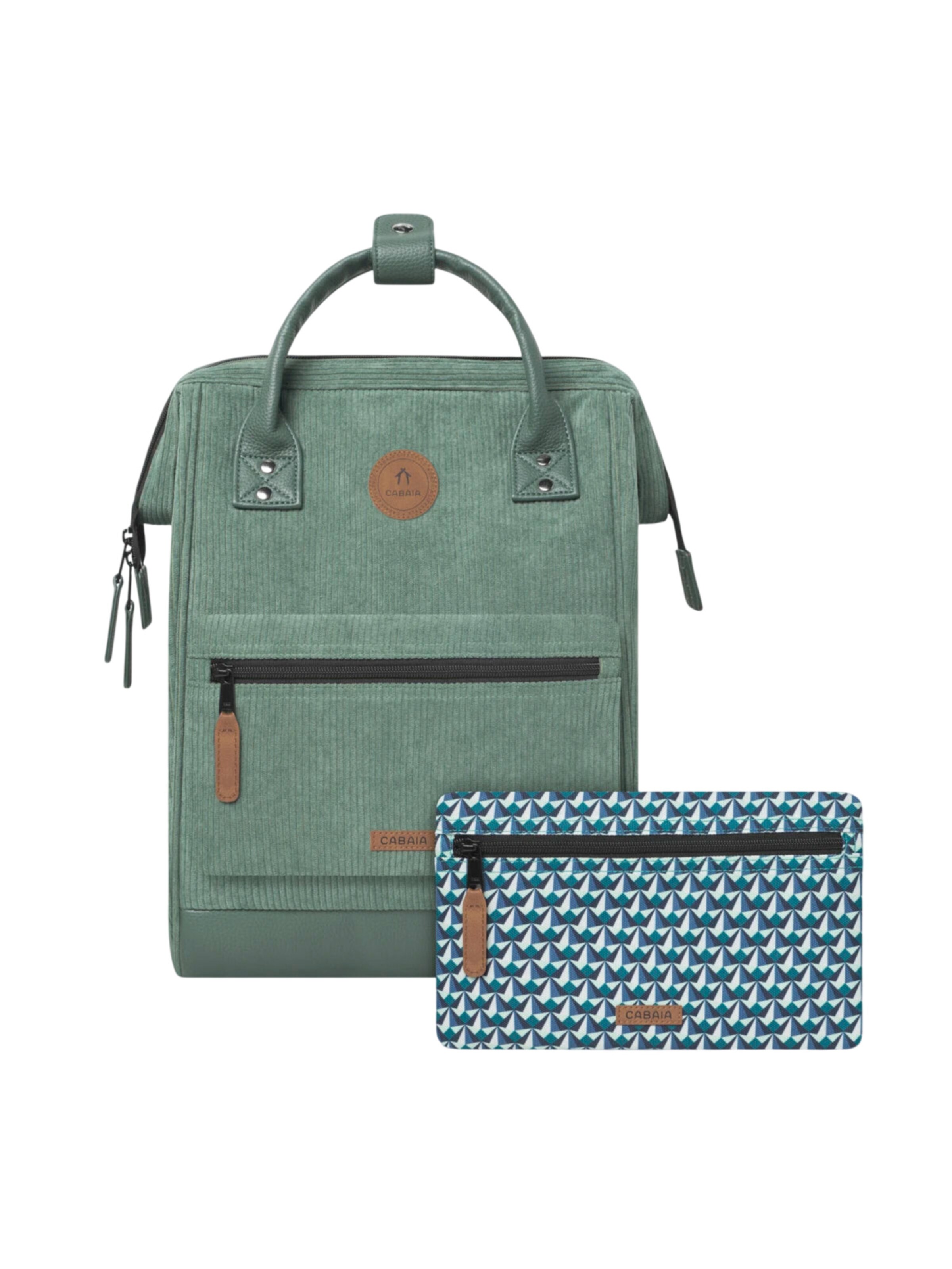 Cabaia Rucksack 'Niagara M' in Grün: Vorderseite