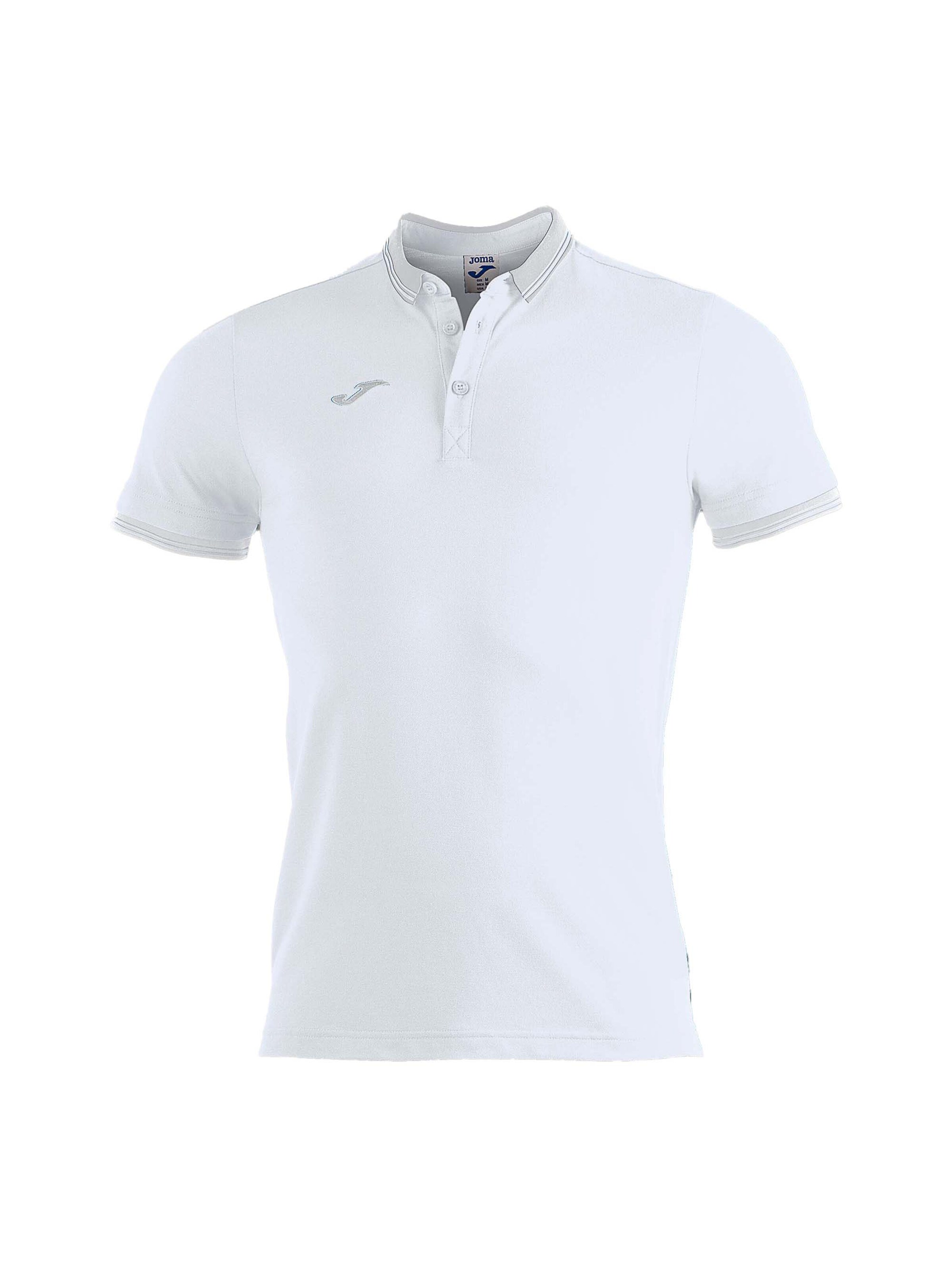 JOMA Performance shirt 'Polo Bali' in White: front