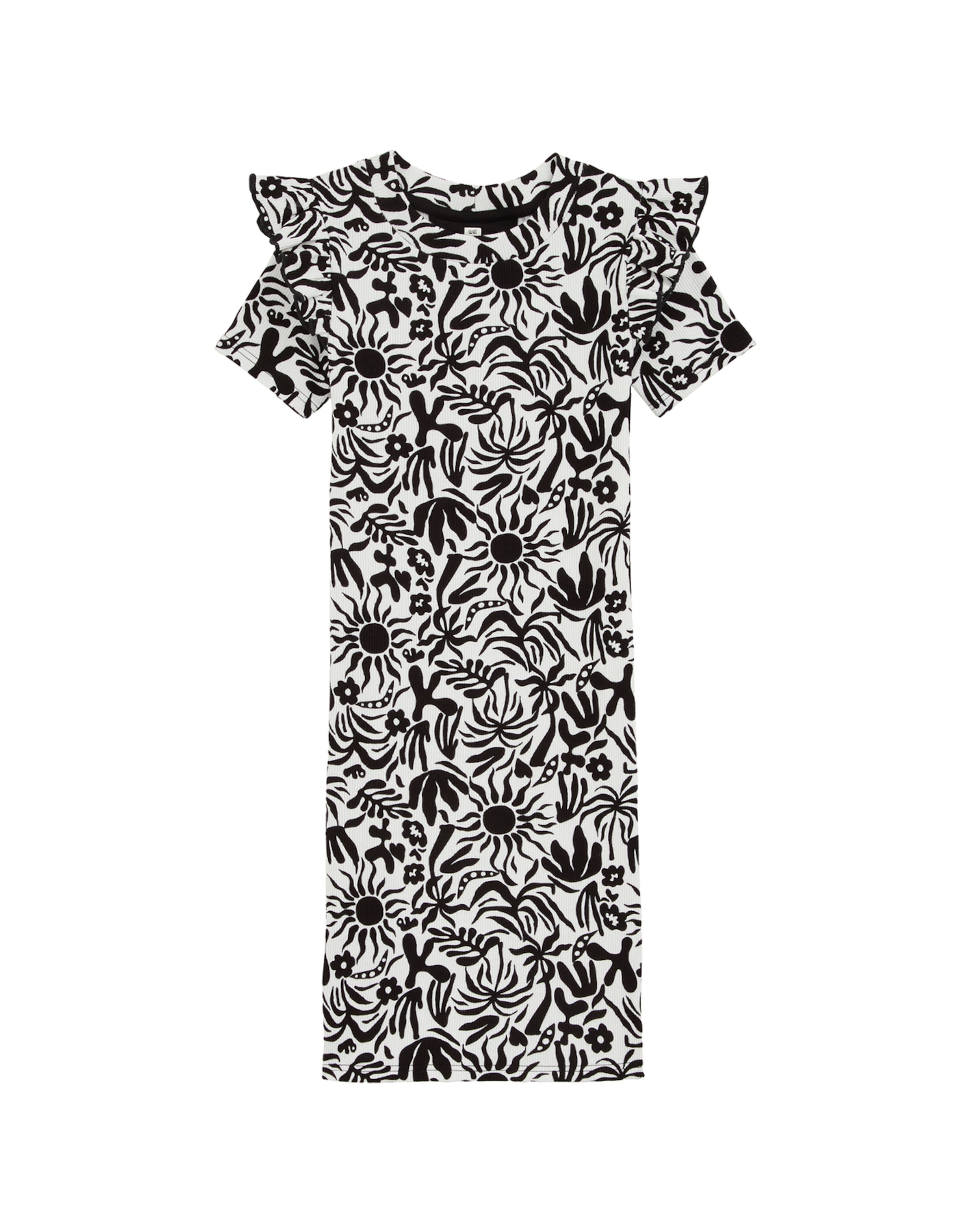 Abito di WE Fashion in nero: frontale