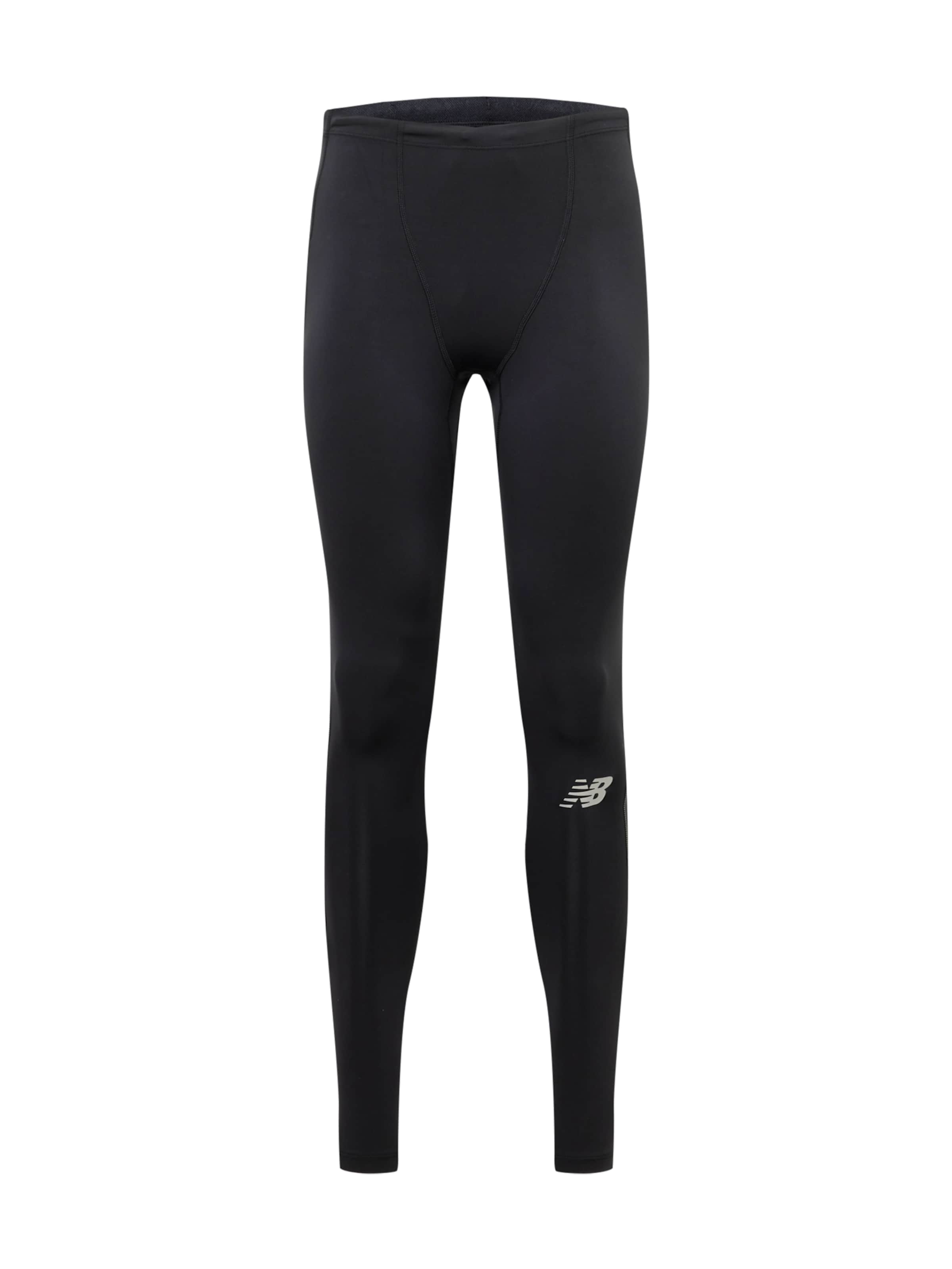 new balance Skinny Sportbroek in Zwart: voorkant