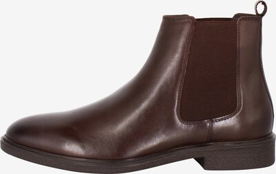 DreiMaster Klassik Chelsea Boots en brun foncé, Vue avec produit