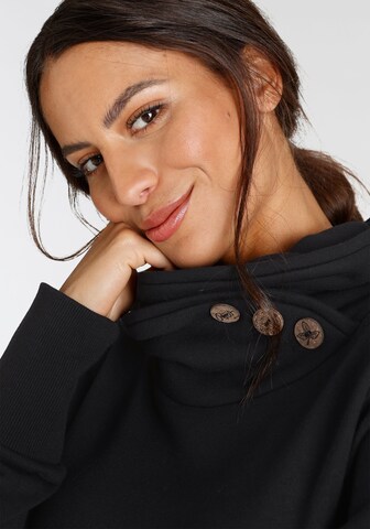 Ragwear Sweatshirt in Schwarz