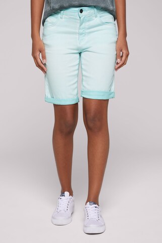 Soccx Regular Pants in Blue: front