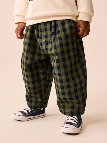 Next Barrel Trousers in Green: front