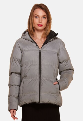 TOOche Winterjacke 'Lightning' in Grau: Vorderseite