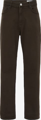 WE Fashion Normalny krój Jeansy w kolorze brązowy: przód