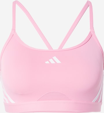 ADIDAS PERFORMANCE Bustier Sport-BH 'AERCT' in Pink: predná strana