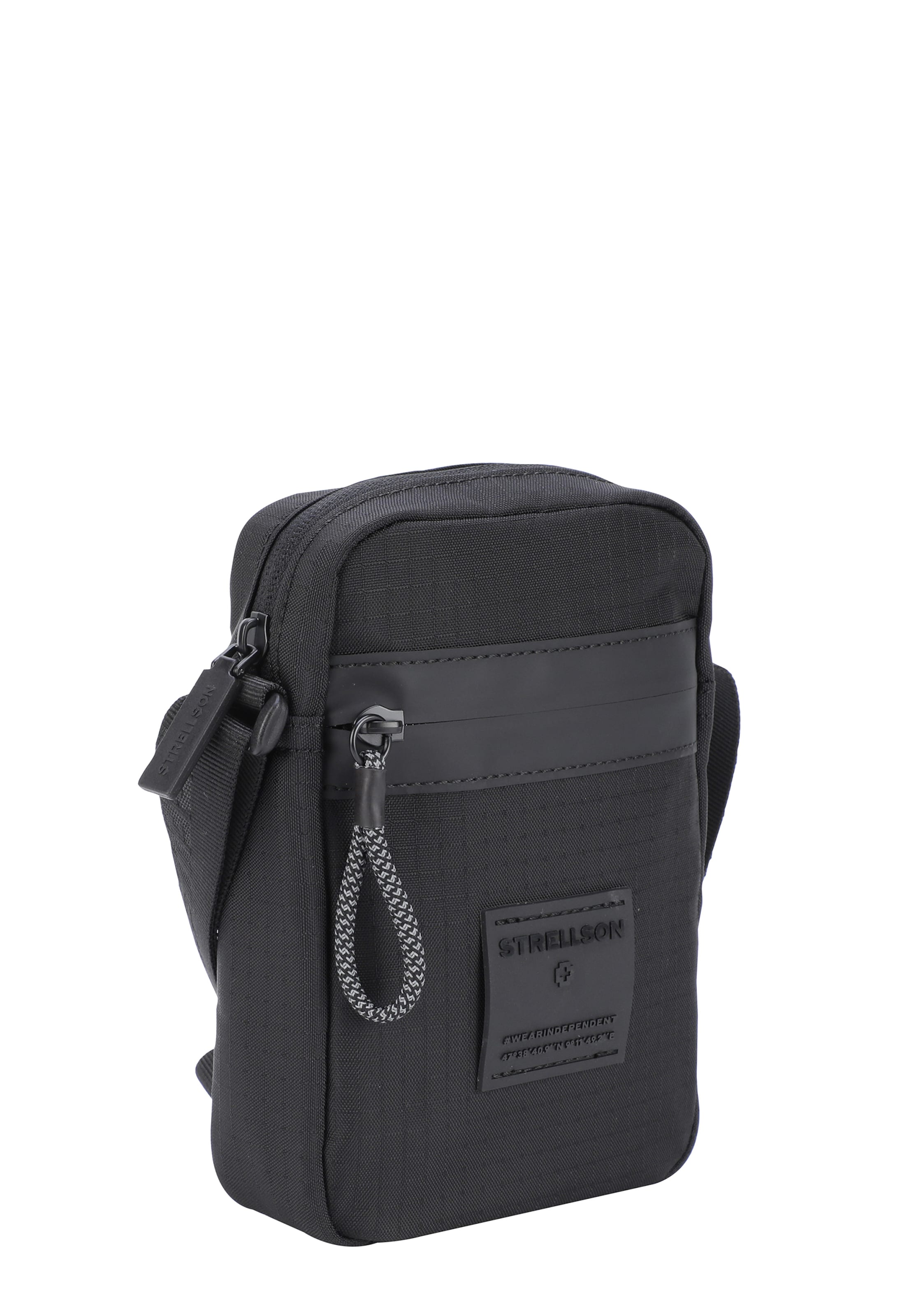 STRELLSON Schoudertas 'Northwood Clint' in Zwart