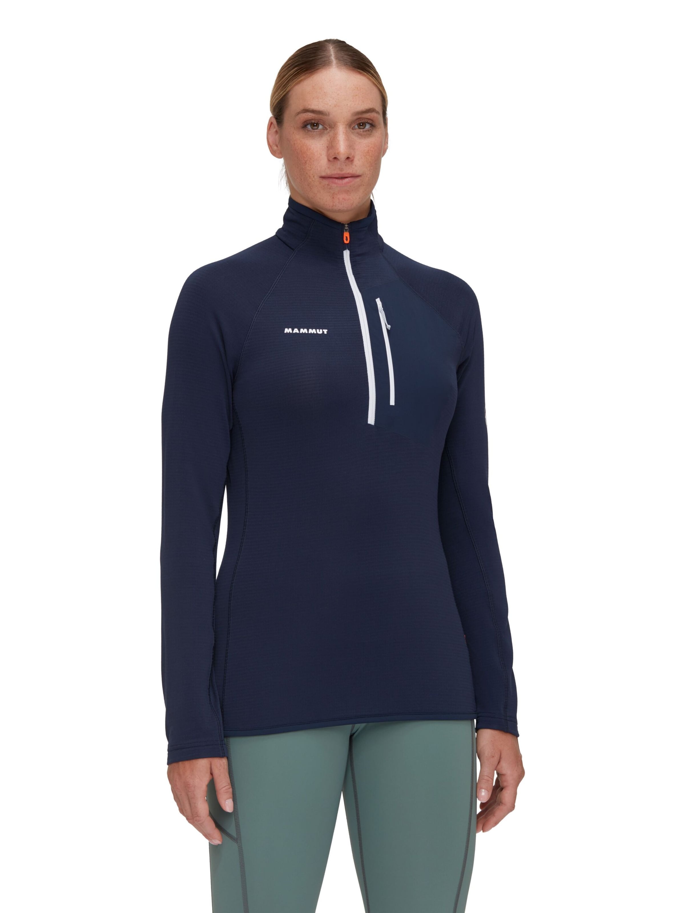 MAMMUT Athletic Sweater 'Aenergy Light' in Blue: front