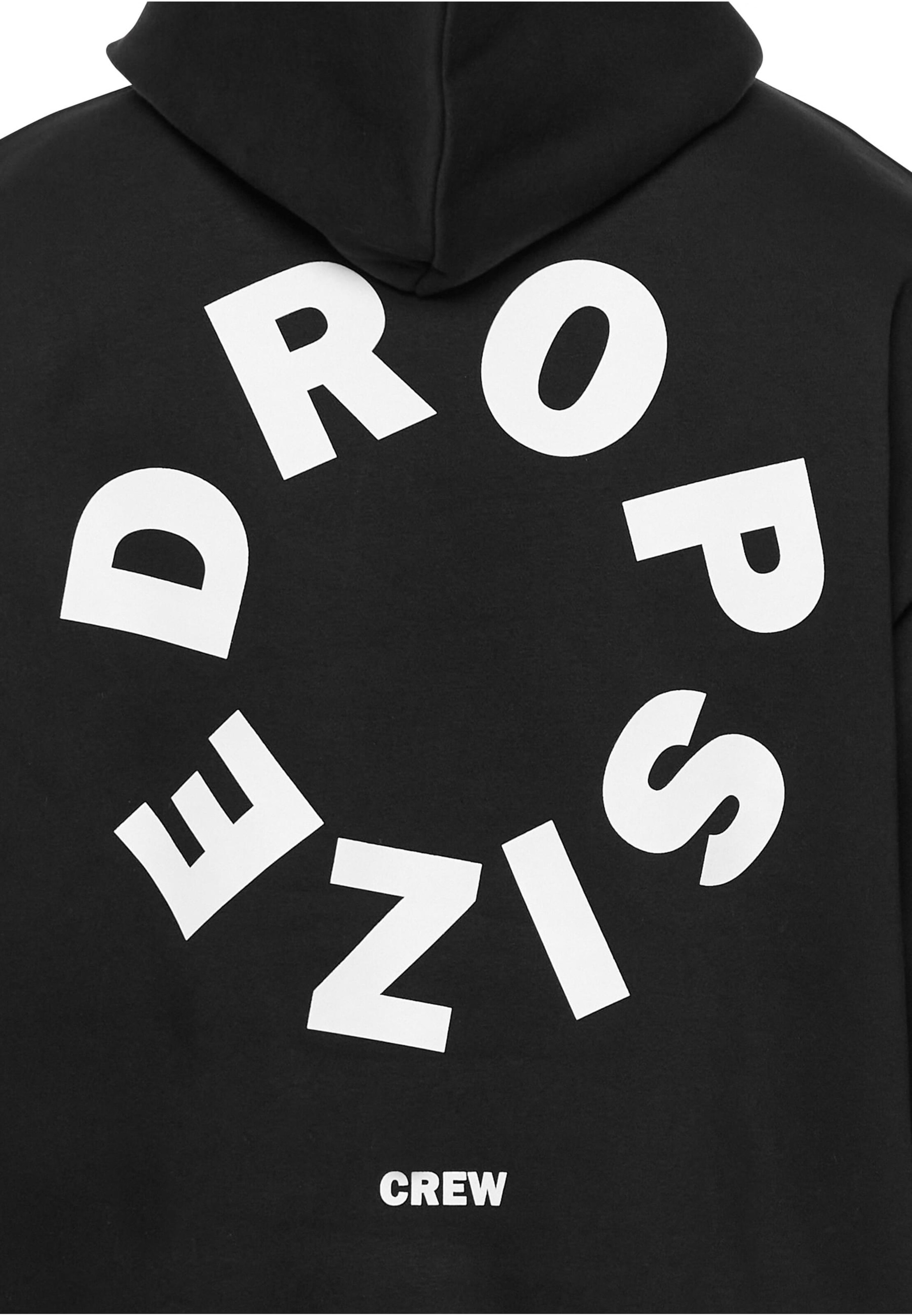 Dropsize Sweatshirt in Schwarz