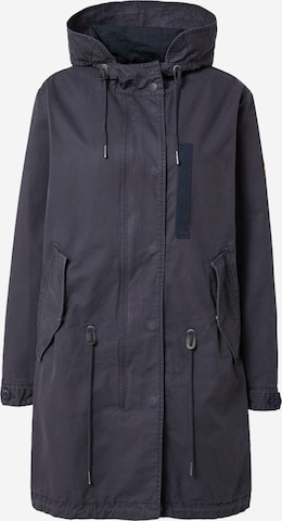 Superdry Tussenparka in Blauw: voorkant