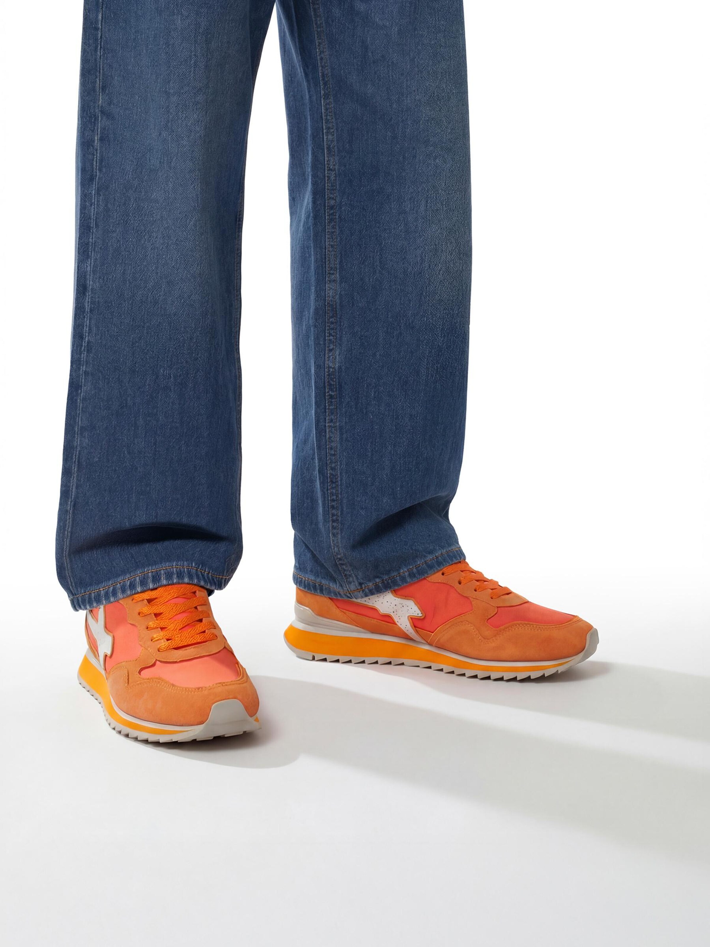 W6YZ Sneakers laag 'JET-M.' in Oranje: voorkant