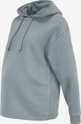 Pieces Maternity Sweatshirt 'Chilli' in Grey: front