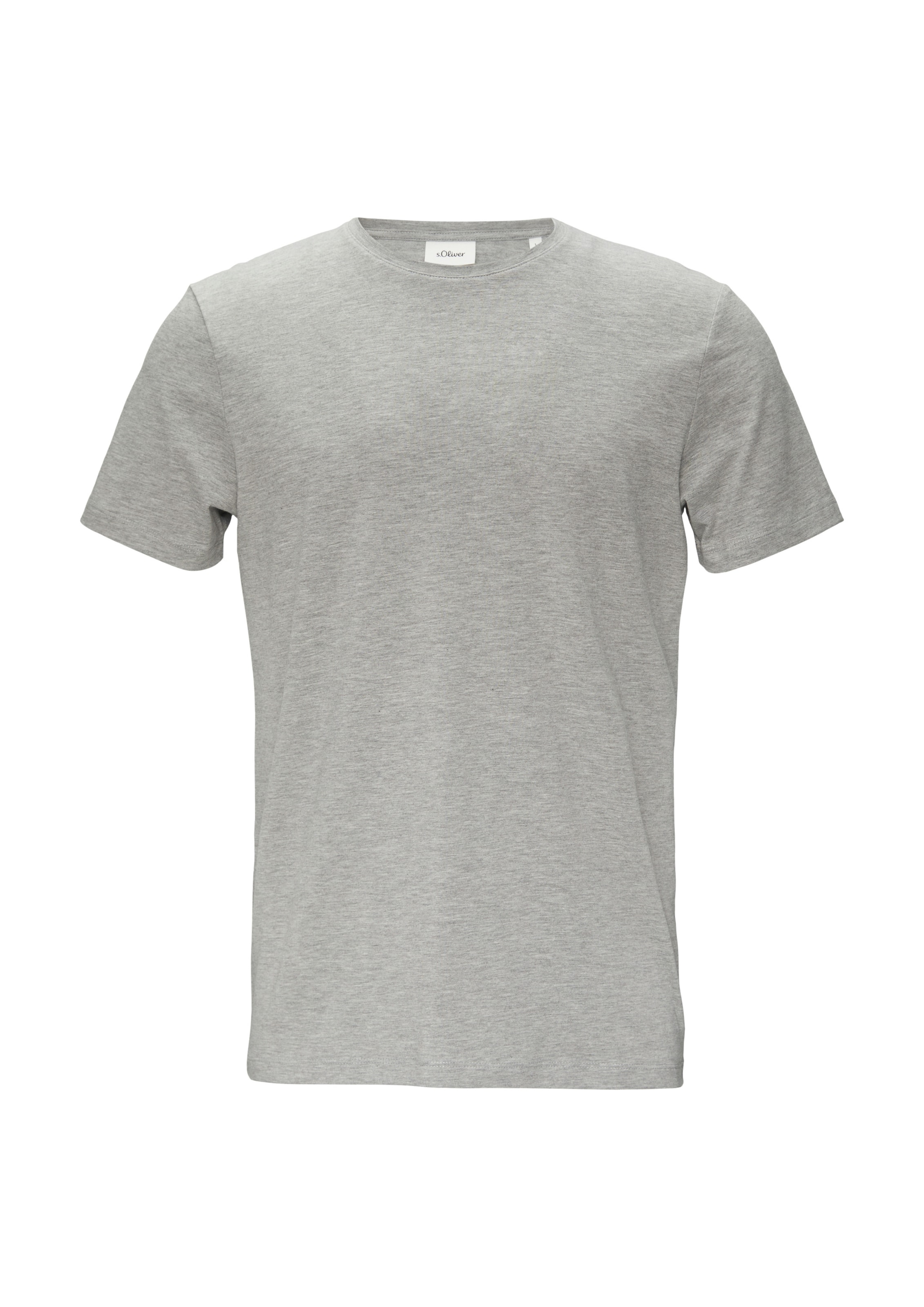 Tricou de la s.Oliver BLACK LABEL pe gri: față