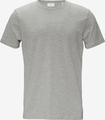T-Shirt s.Oliver BLACK LABEL en gris : devant