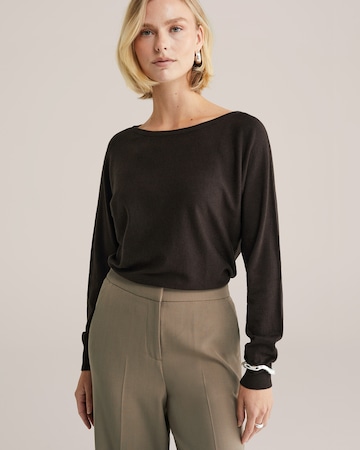 Pull-over WE Fashion en marron