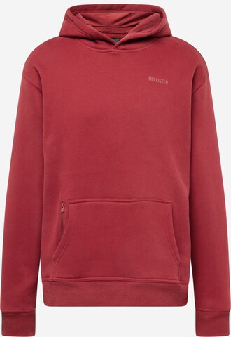 Sweat-shirt HOLLISTER en rouge : devant