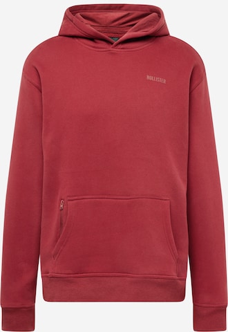 HOLLISTER Sweatshirt in Red: front