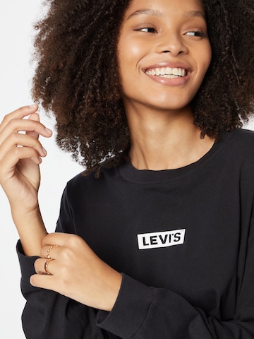LEVI'S ® Skjorte 'Graphic LS Crop Reese' i svart
