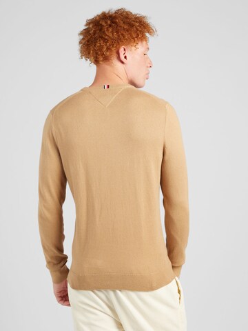 TOMMY HILFIGER Sweter w kolorze brązowy