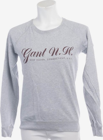 GANT Sweatshirt & Zip-Up Hoodie in XS in Grey: front