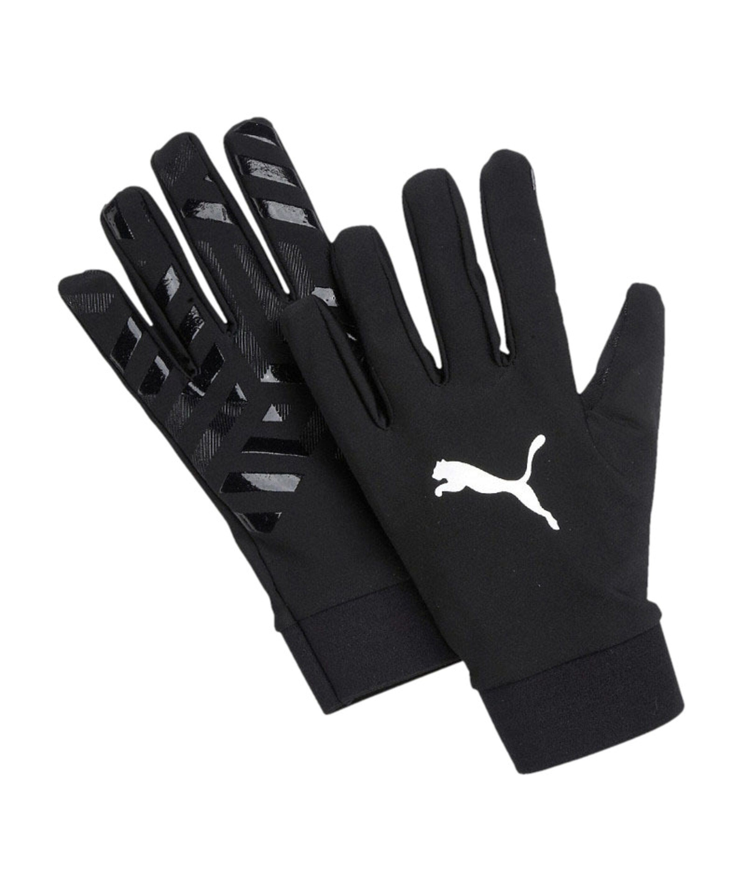 PUMA Sporthandschuhe in Schwarz: Vorderseite