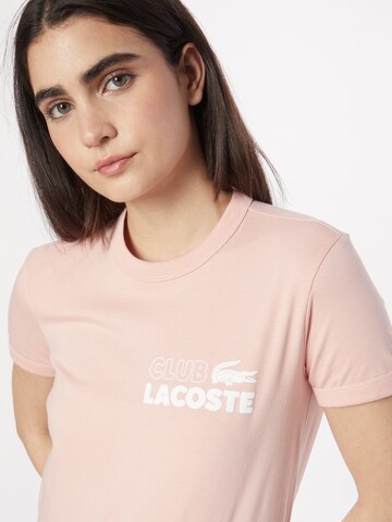 Maglietta di LACOSTE in rosa