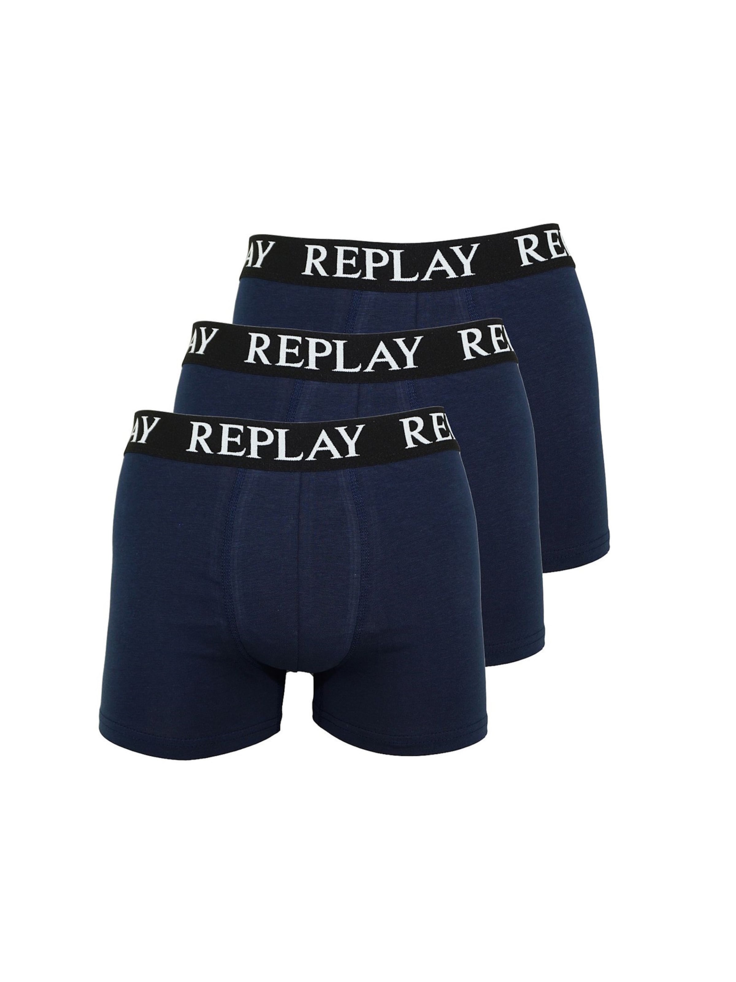 Boxer di REPLAY in blu: frontale