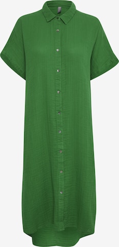 Robe-chemise CULTURE en vert : devant