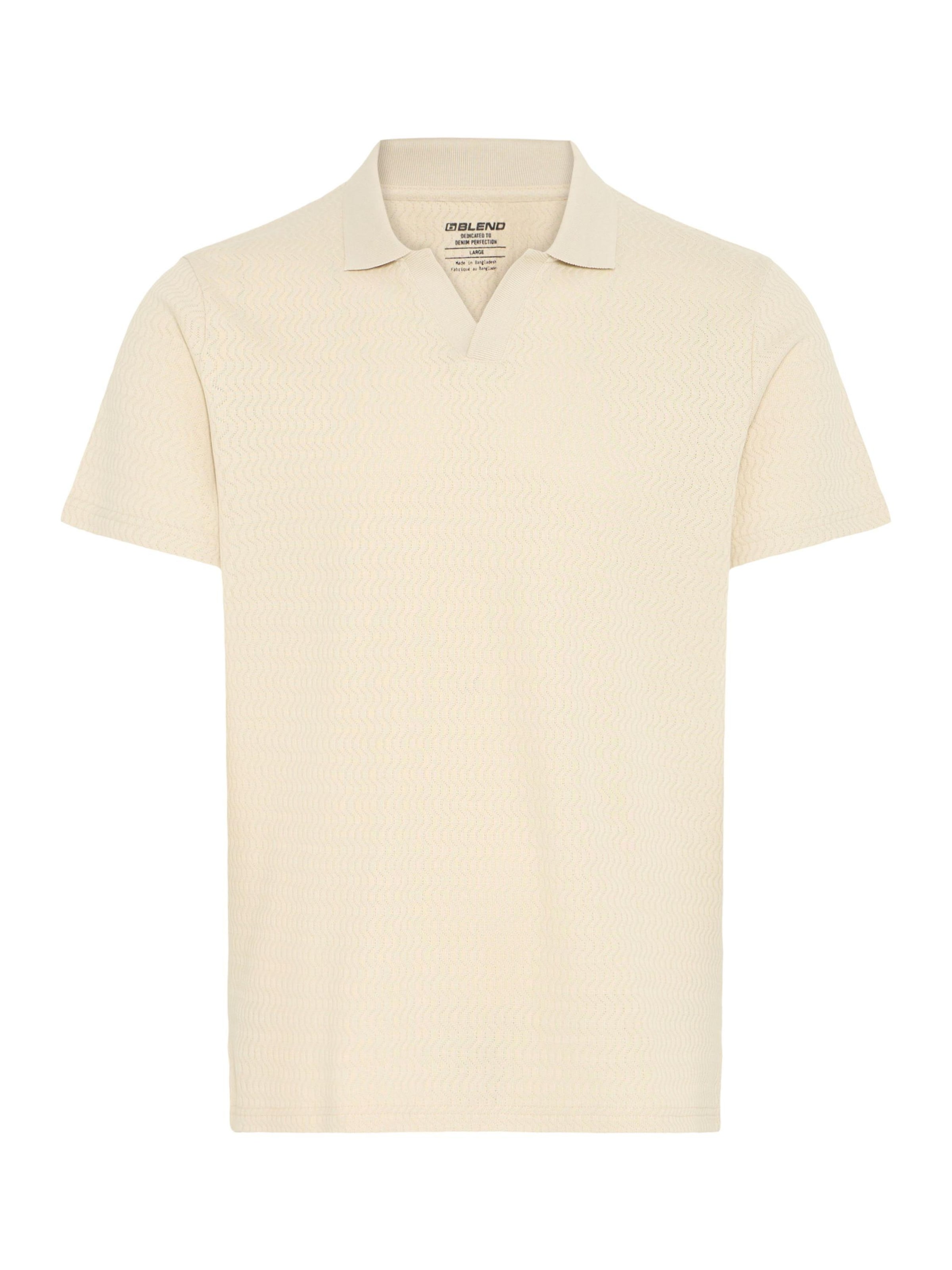 BLEND Poloshirt ' BHEskild ' in Beige: Vorderseite