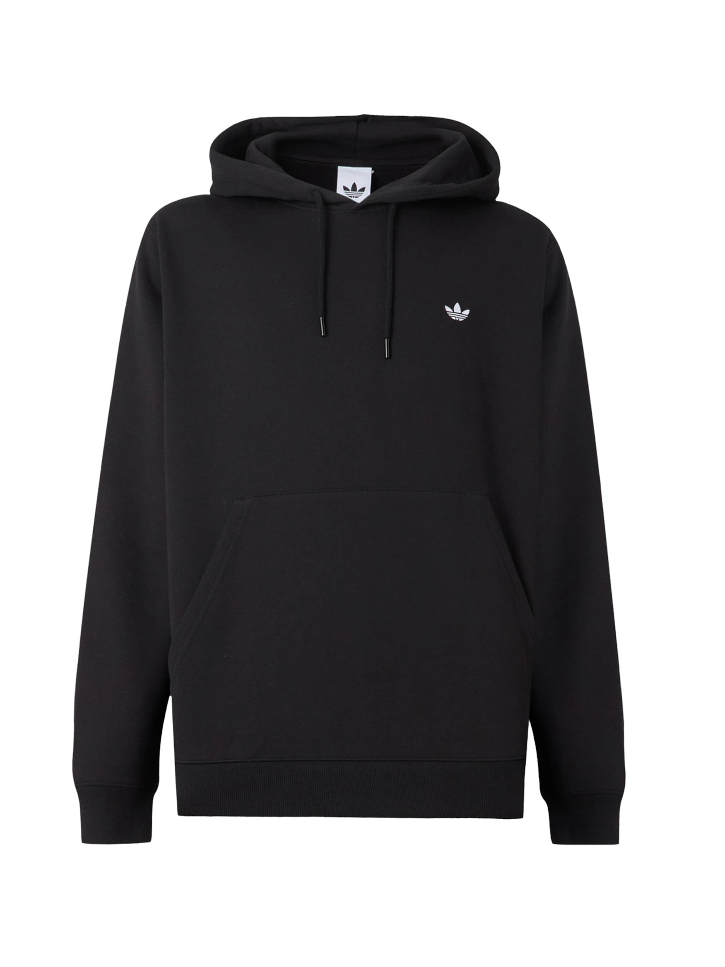 ADIDAS ORIGINALS - Sudadera 'Trefoil Essentials' en negro: frente