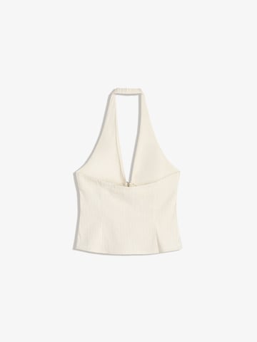 Bershka Top in Beige