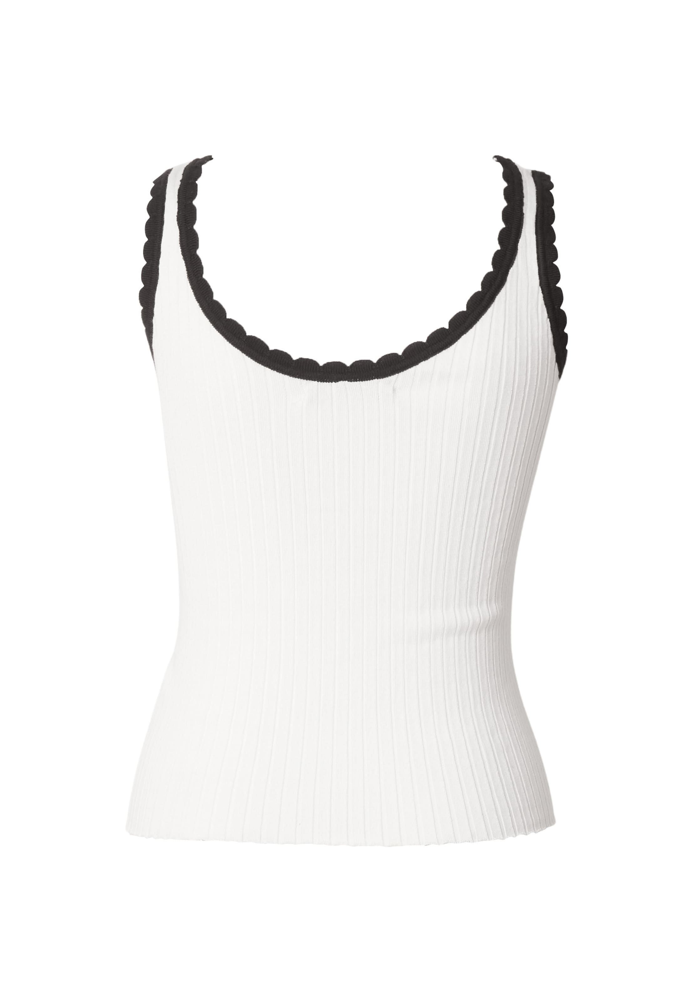 Top in maglia di Estelou in bianco