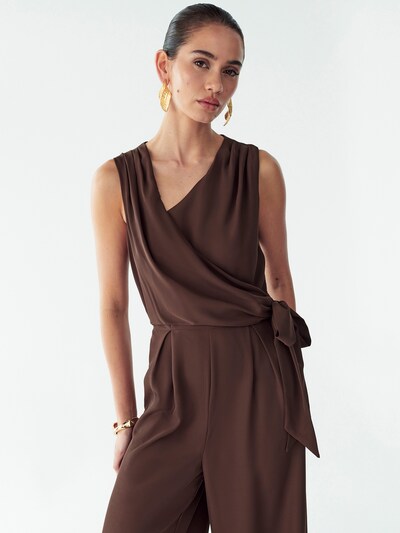 BWLDR Jumpsuit 'CARINA' in XS in braun, Produktansicht