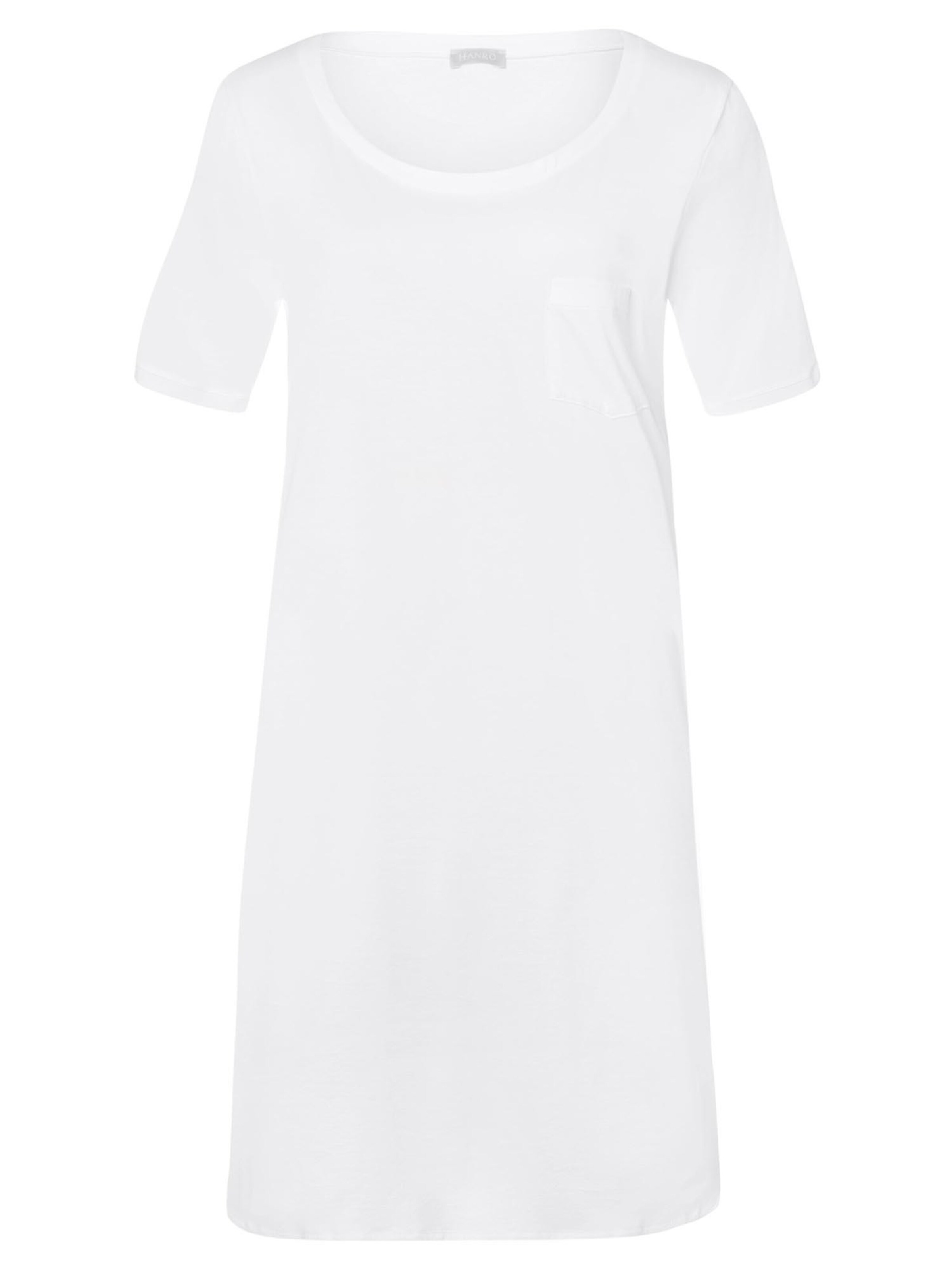 Hanro Nightgown 'Cotton Deluxe' in White: front