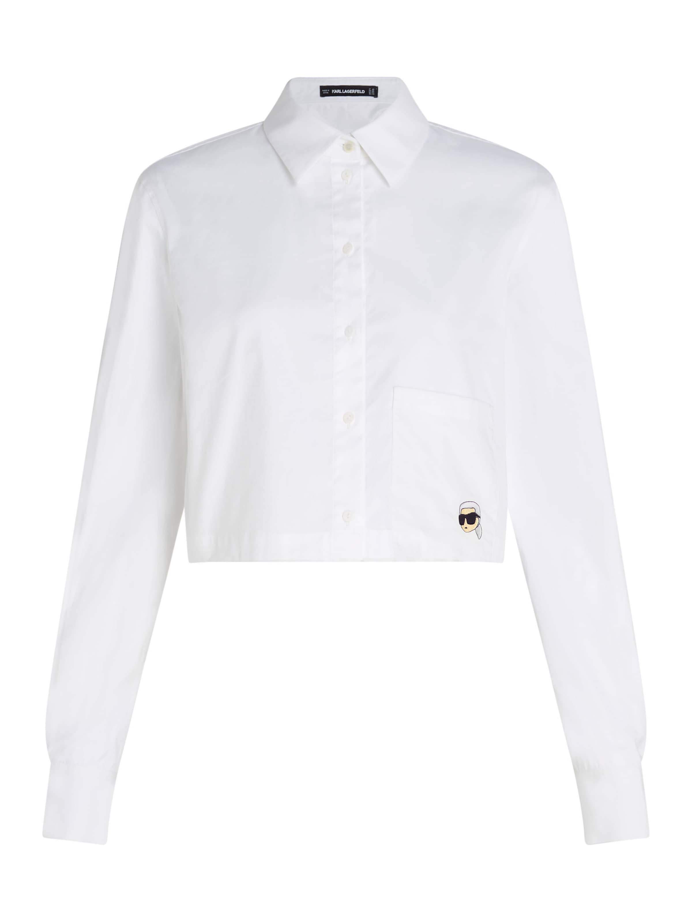 Karl Lagerfeld Bluse in Weiß: Vorderseite