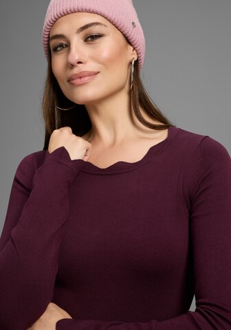 LAURA SCOTT Strickkleid in Rot