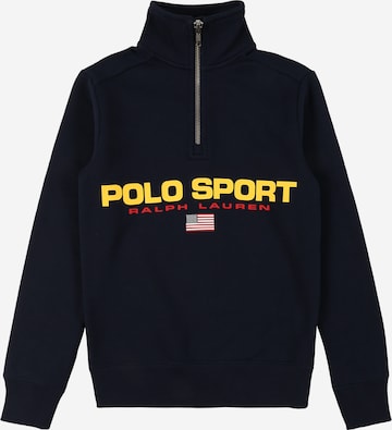 Sweat Polo Ralph Lauren en bleu : devant