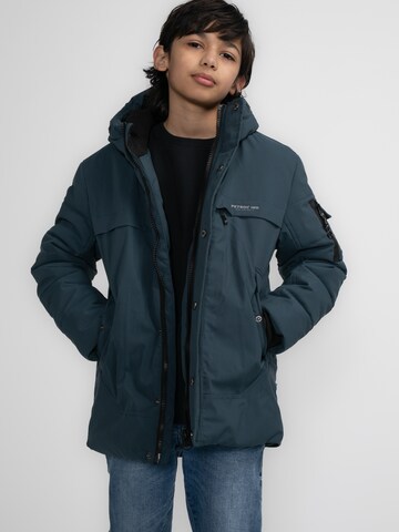 Petrol Industries Winter jacket 'Kaktovik' in Blue: front