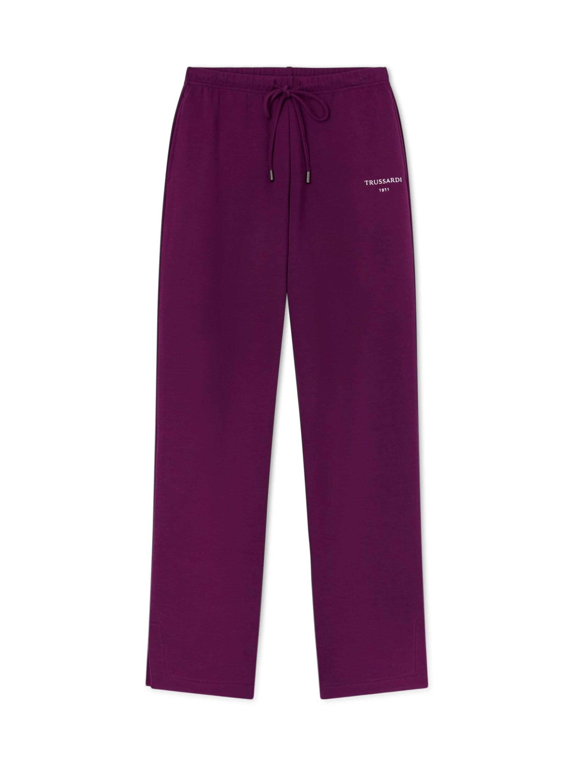 Pantaloni di Trussardi in lilla: frontale